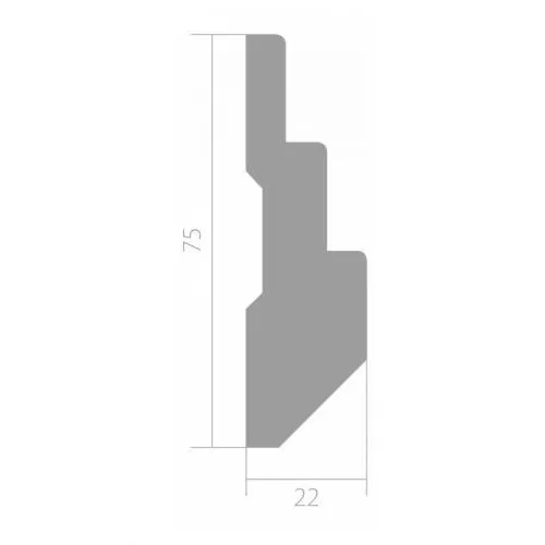 Молдинг ЛДФ Ultrawood U 0004 - 2200 мм Молдинг ЛДФ Ultrawood U 0004 - 2200 мм