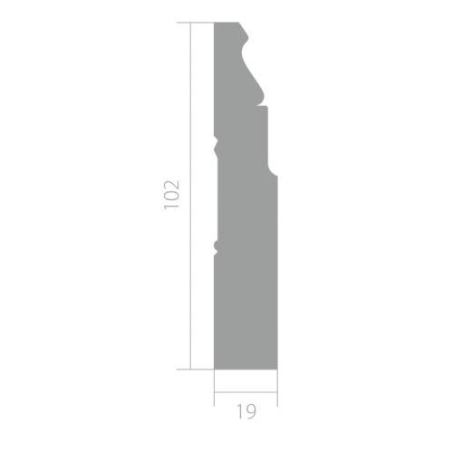 Плинтус ЛДФ Ultrawood Base 5032 i Плинтус ЛДФ Ultrawood Base 5032 i