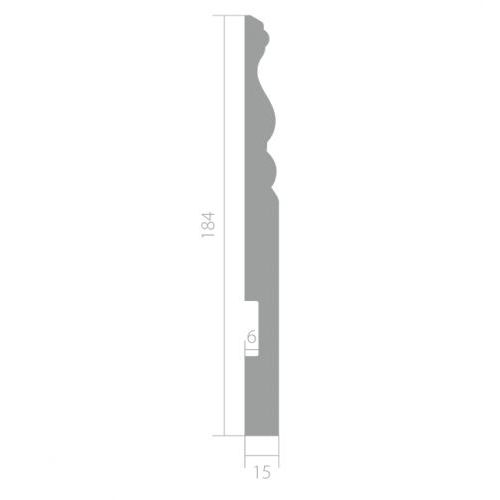 Плинтус ЛДФ Ultrawood Base 5074 i
